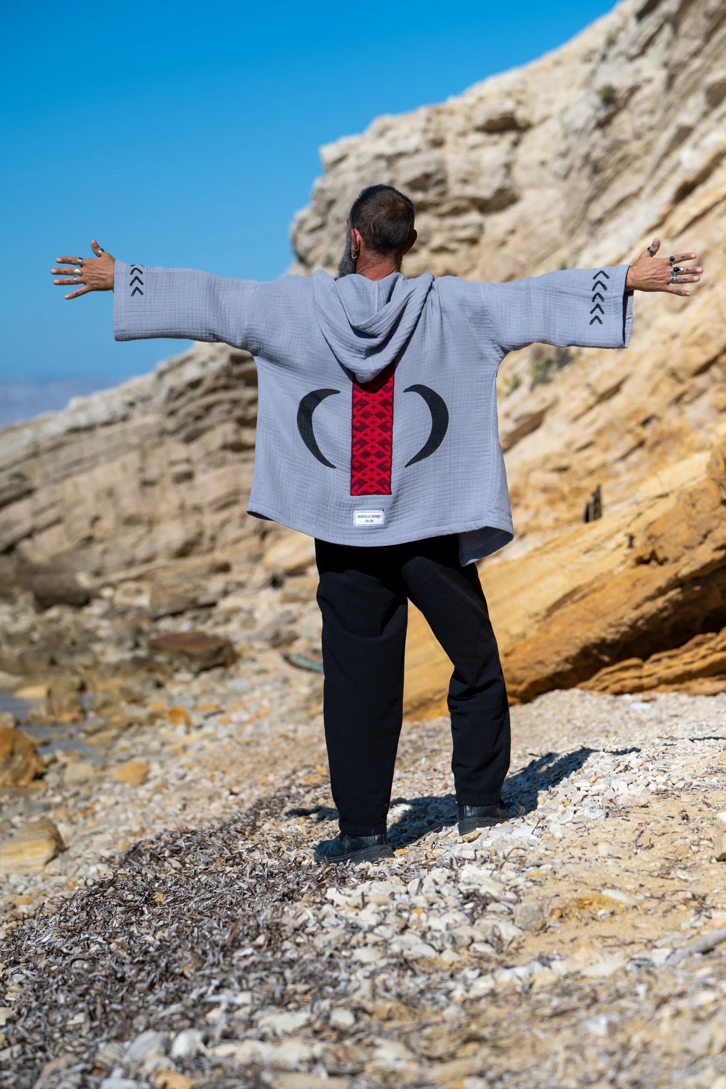 Kısa Kimono .2. Gri