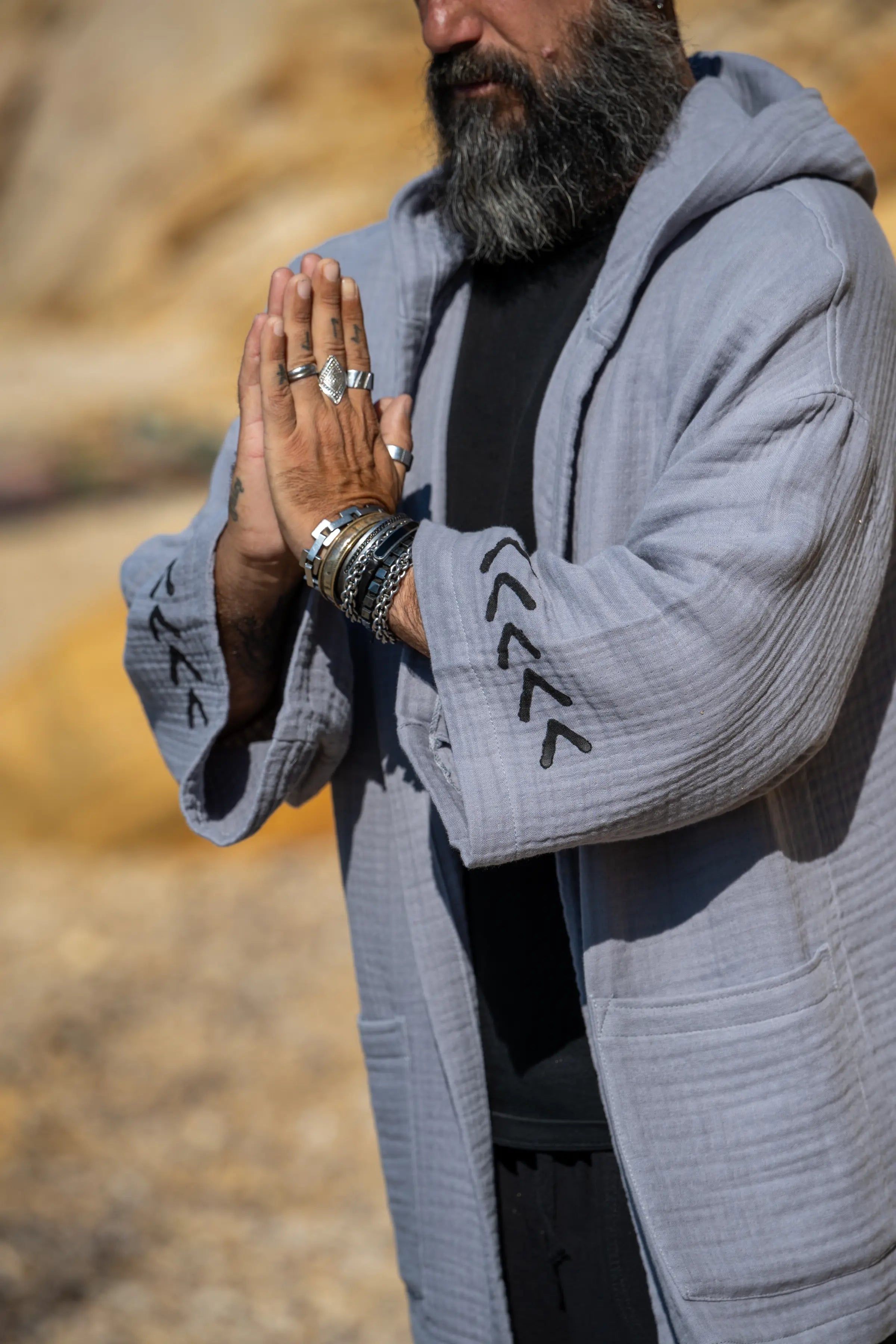 Kısa Kimono .2. Gri