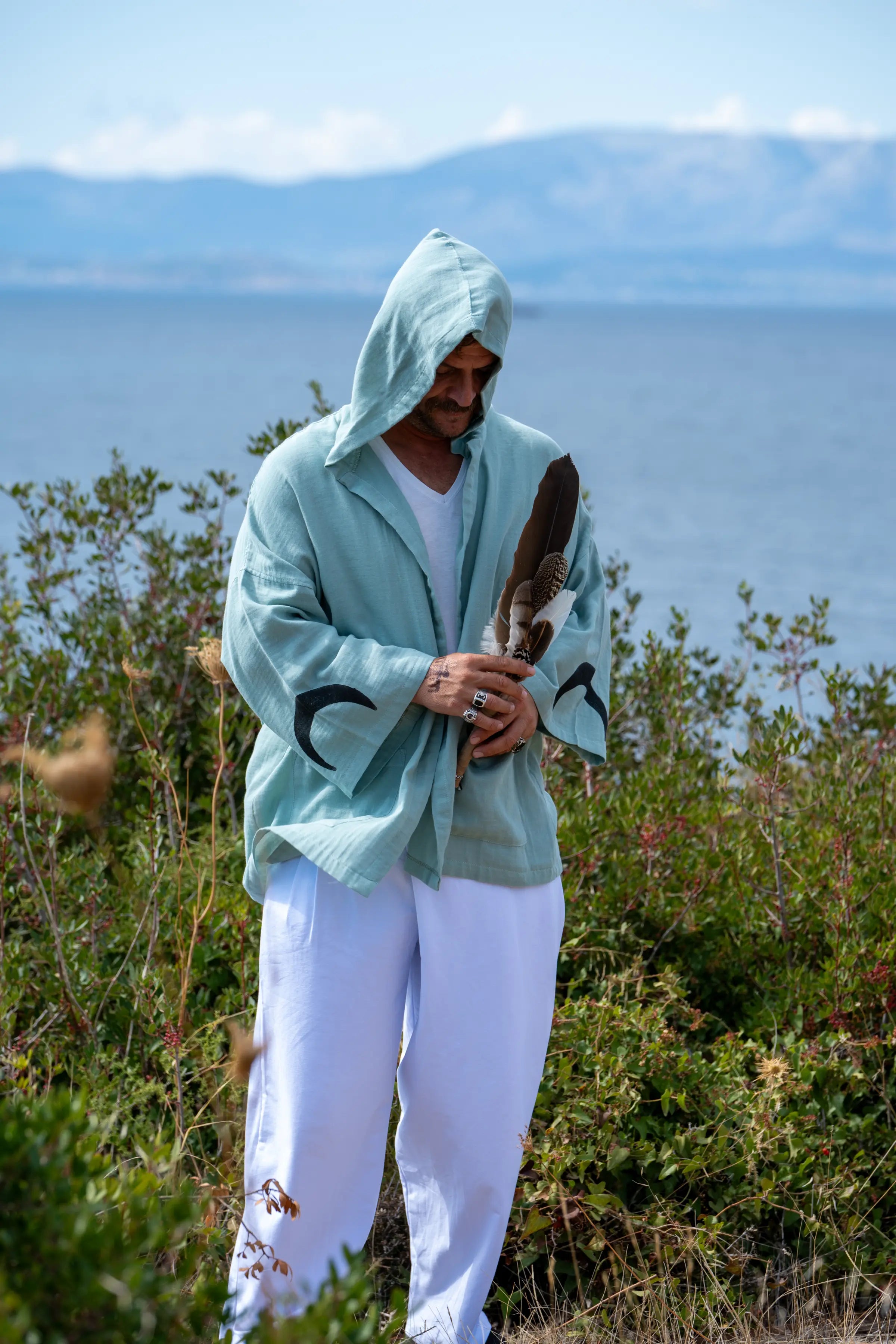 Super Light Kısa Kimono .1. Su Yeşili