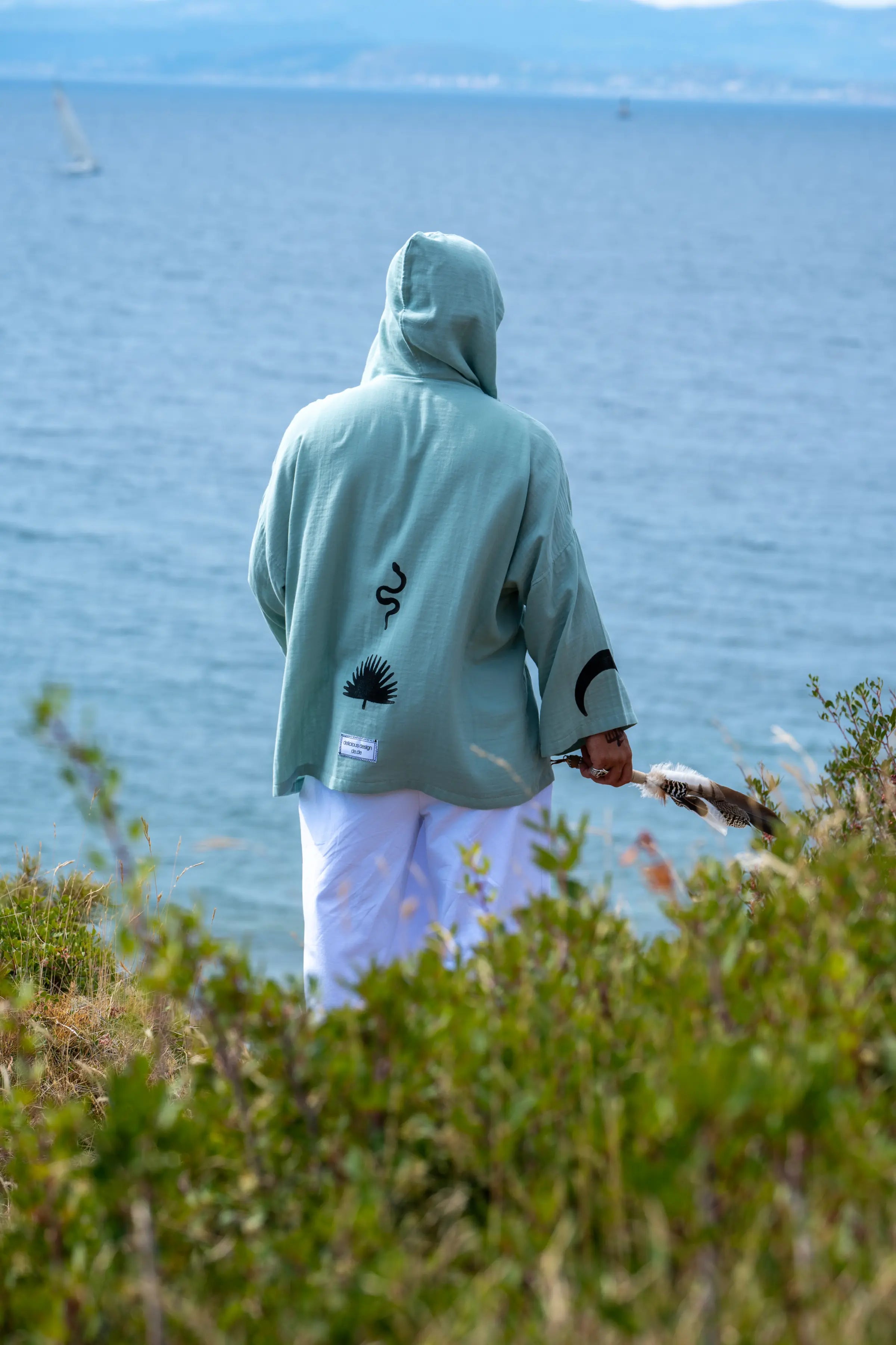 Super Light Kısa Kimono .1. Su Yeşili