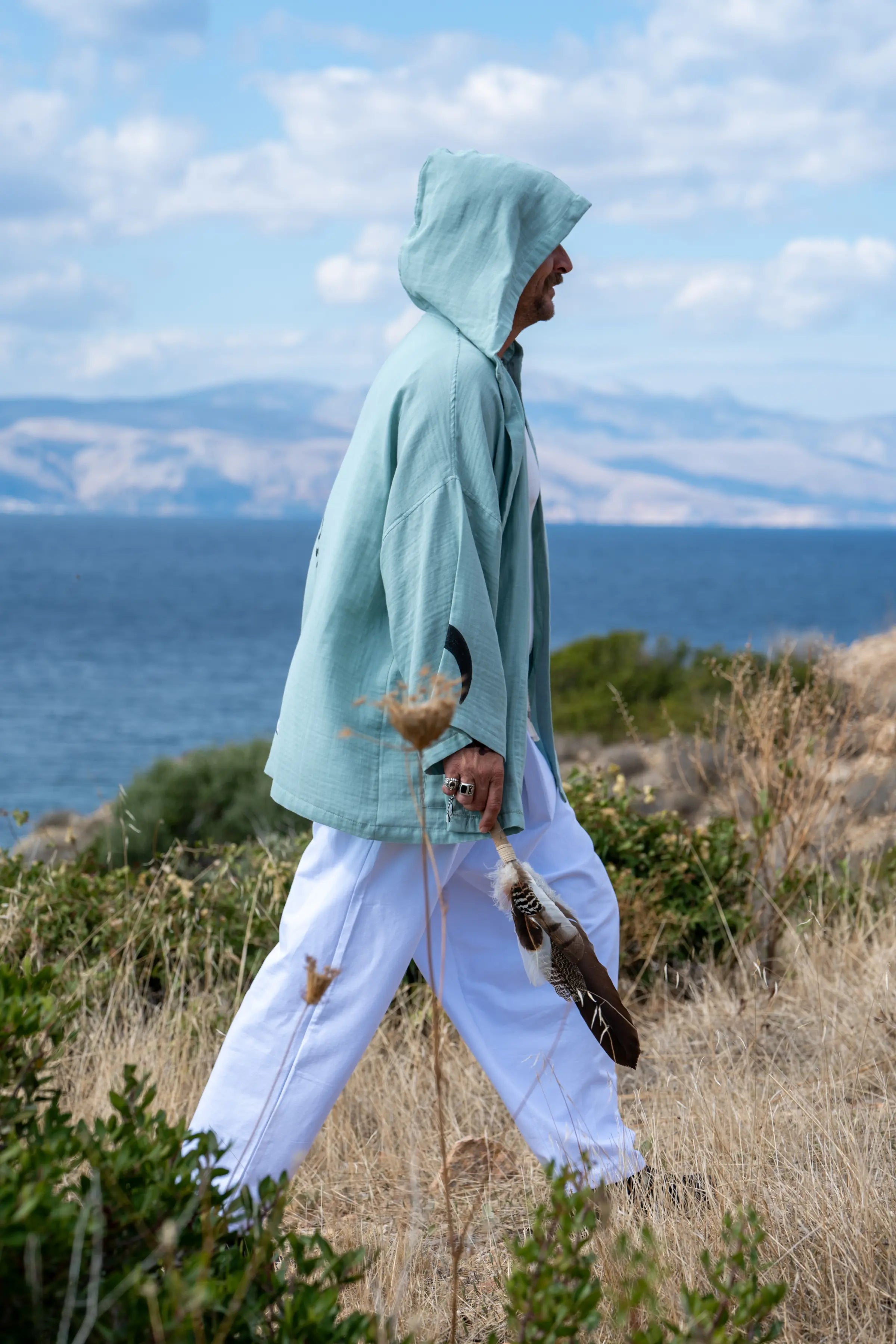 Super Light Kısa Kimono .1. Su Yeşili