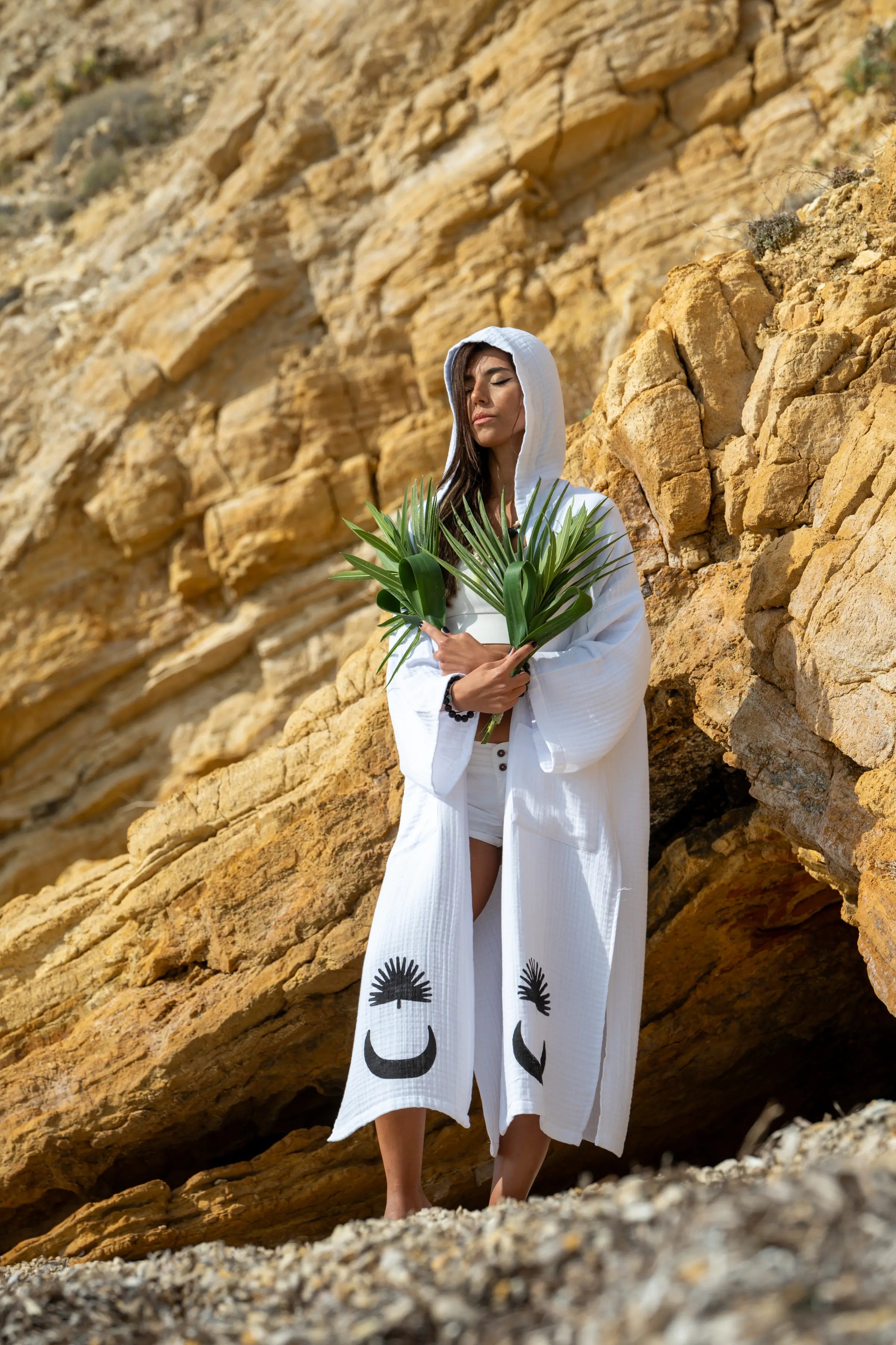 Uzun Kimono .8. Beyaz