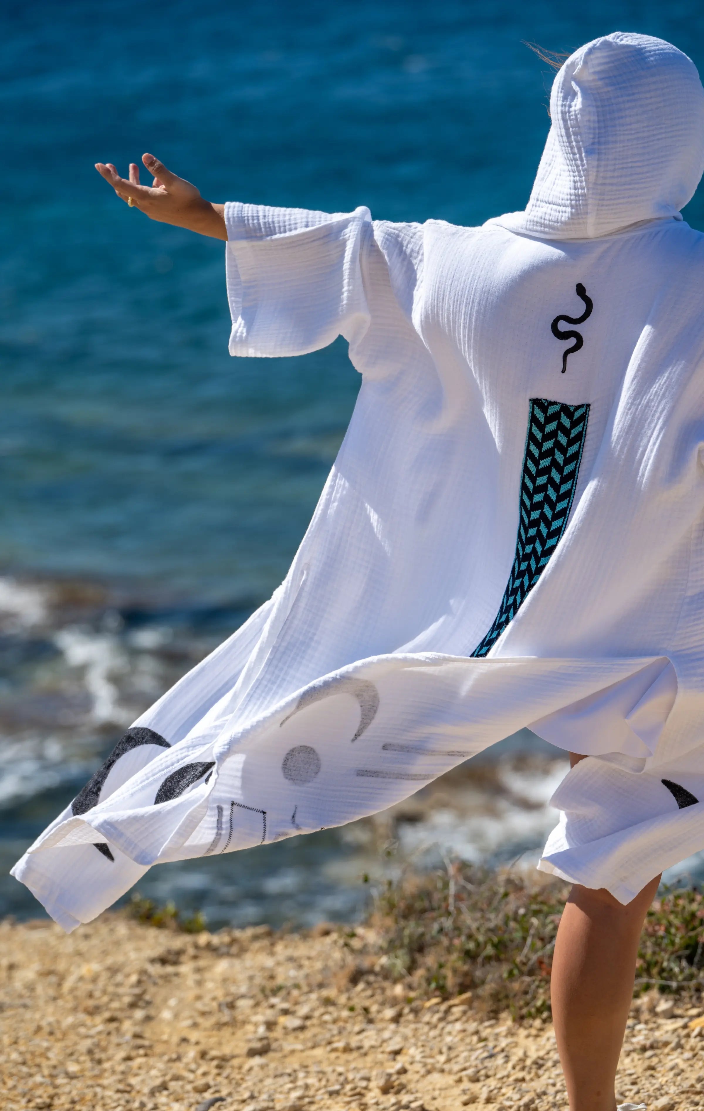 Uzun Kimono .3. Beyaz