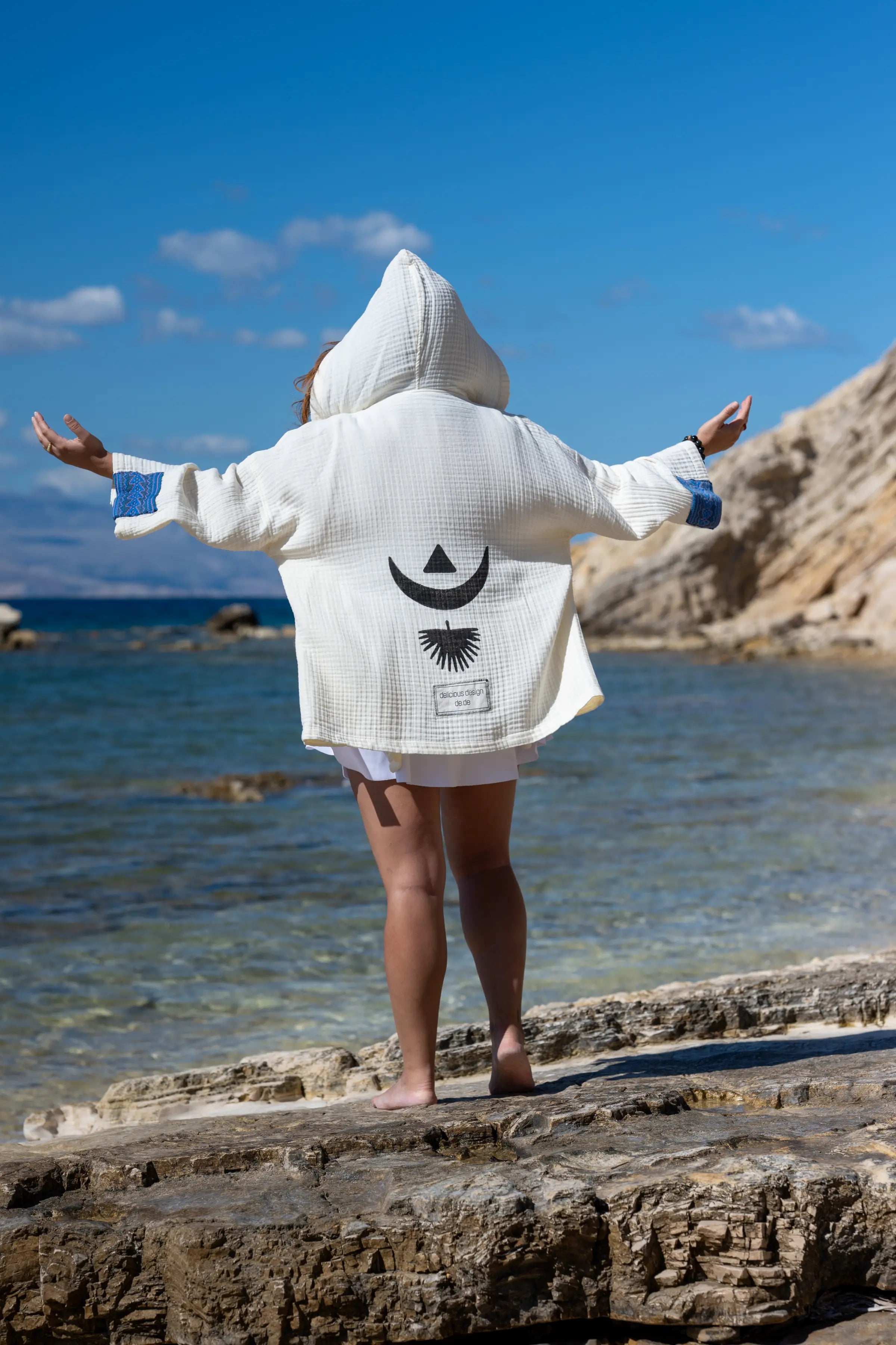 Kısa Kimono .19. Beyaz