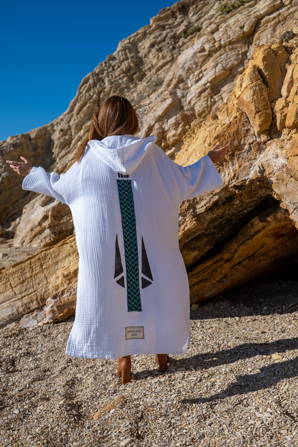 Uzun Kimono .12. Beyaz