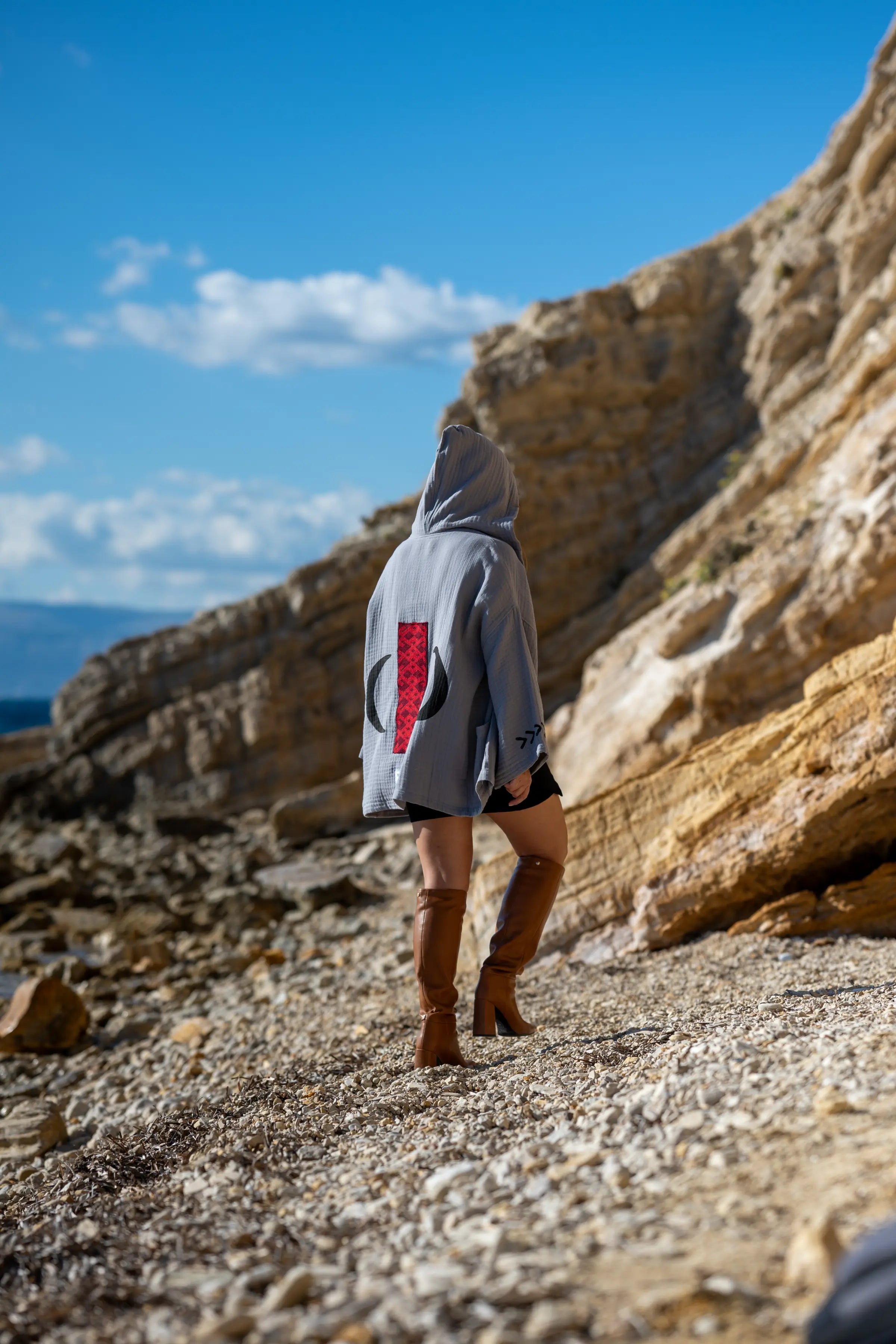 Kısa Kimono .2. Gri