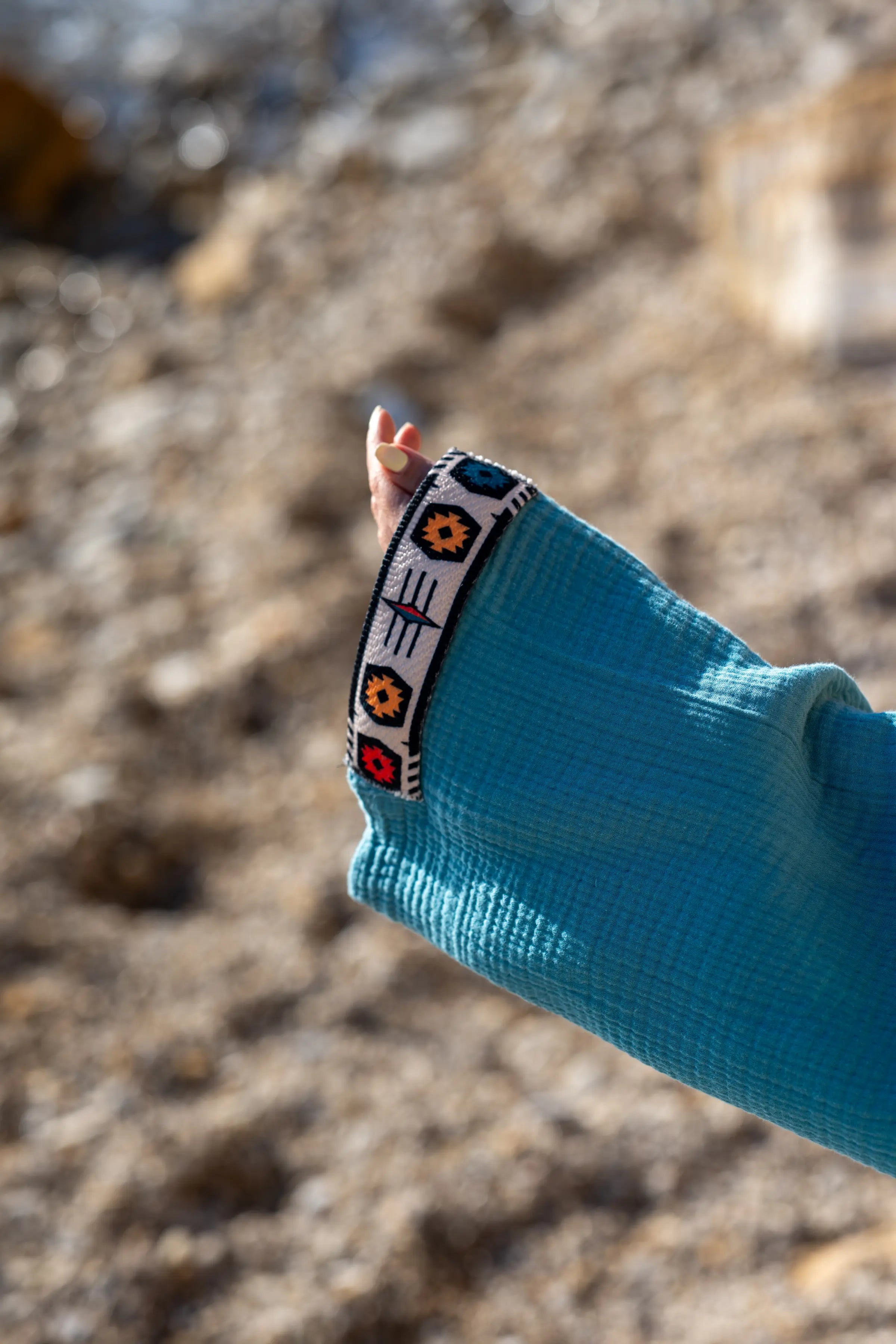 Kısa Kimono .12. Dumanlı Mavi