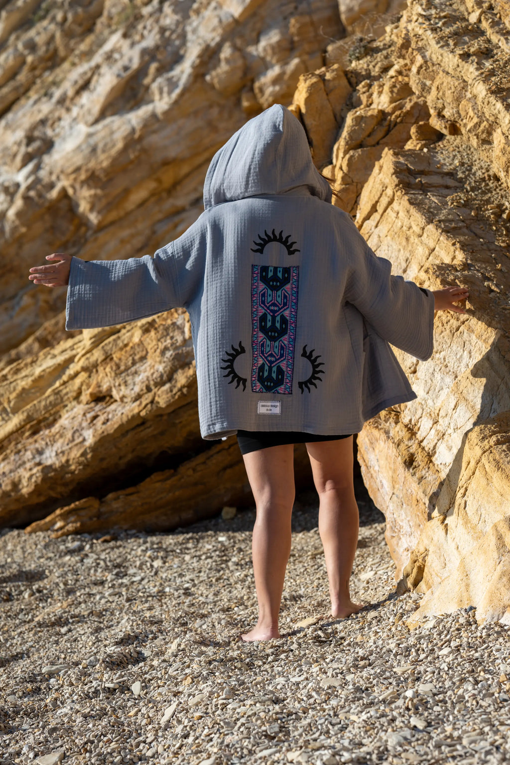 Kısa Kimono .17. Gri