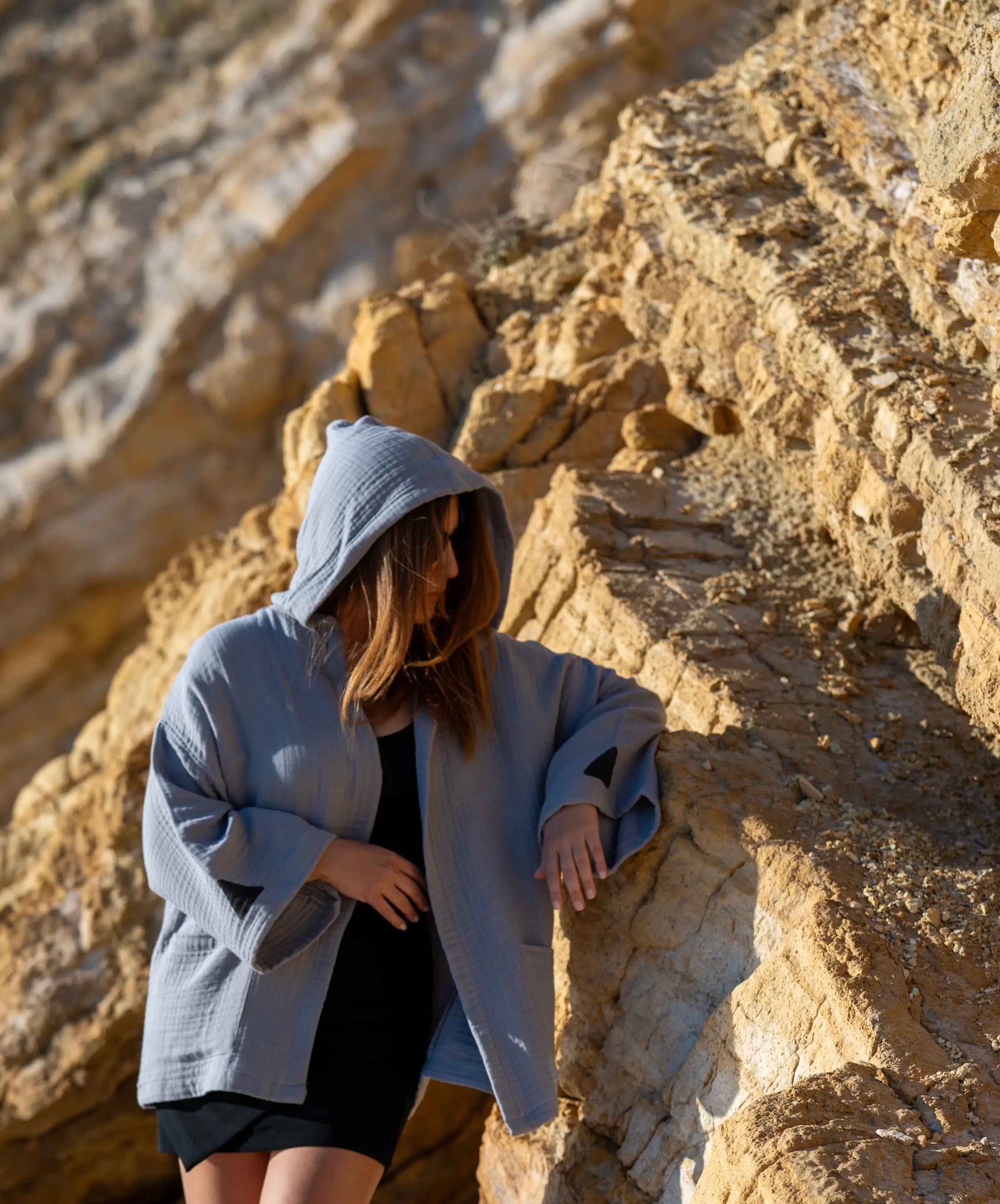 Kısa Kimono .17. Gri