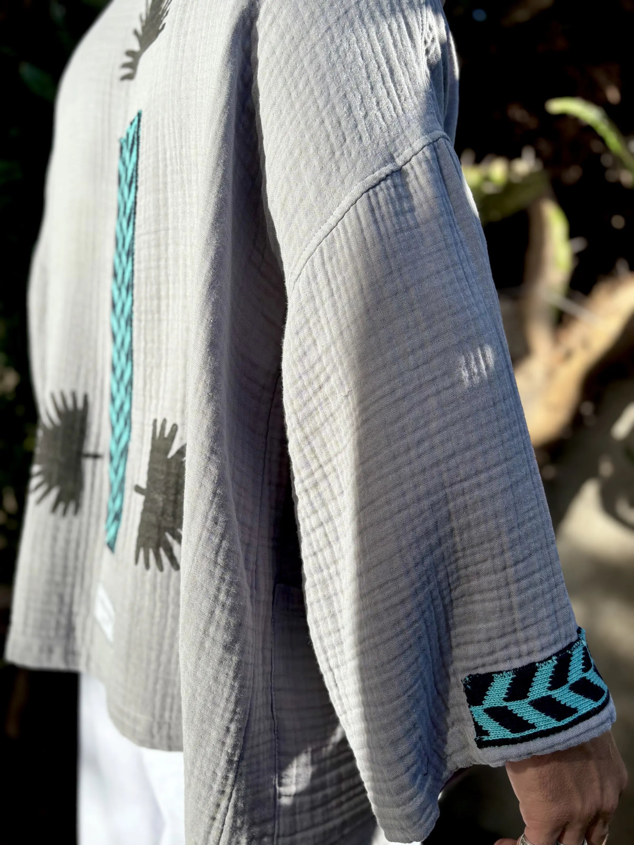 Kısa Kimono .13. Gri