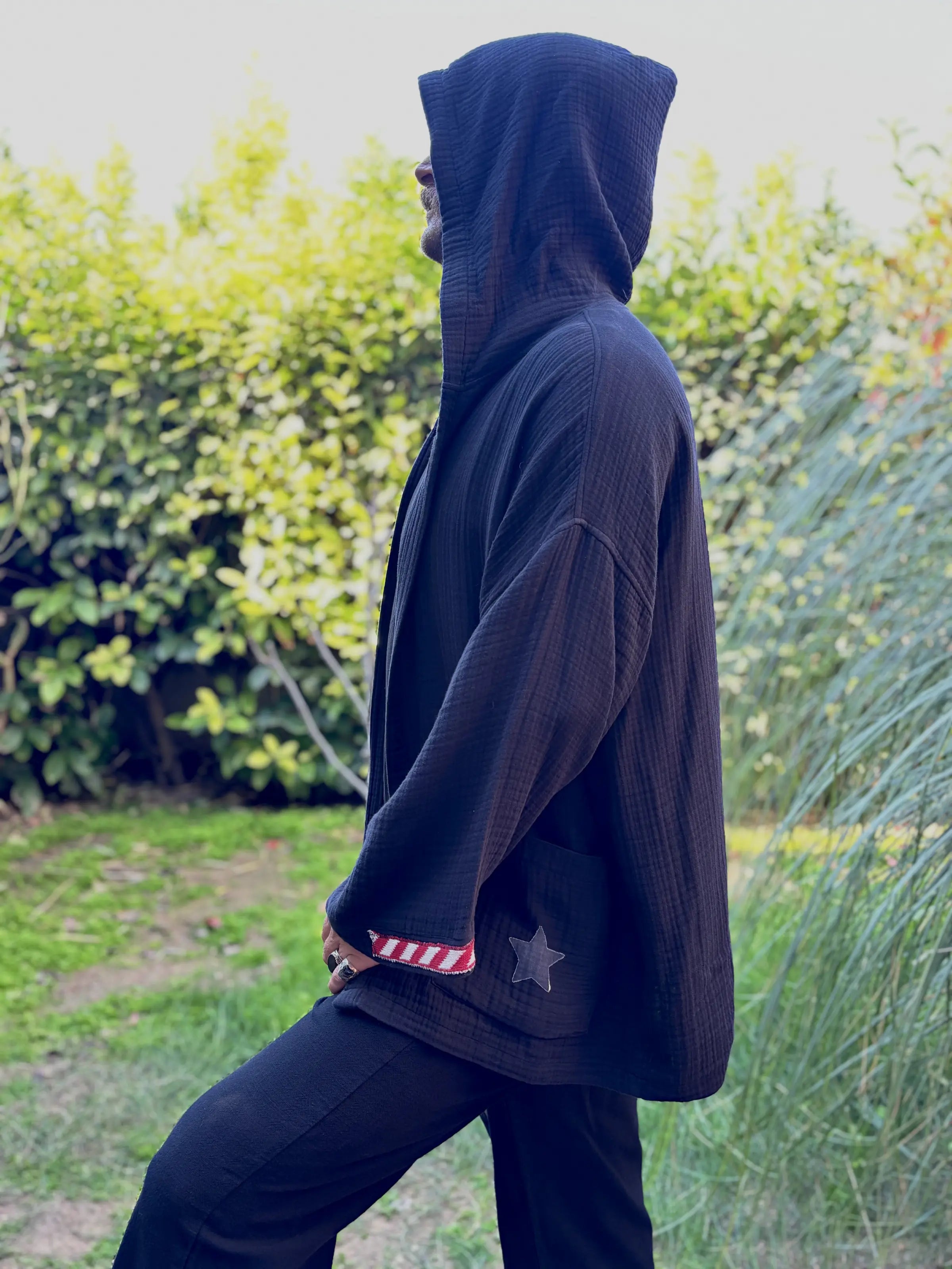 Kısa Kimono .6. Siyah