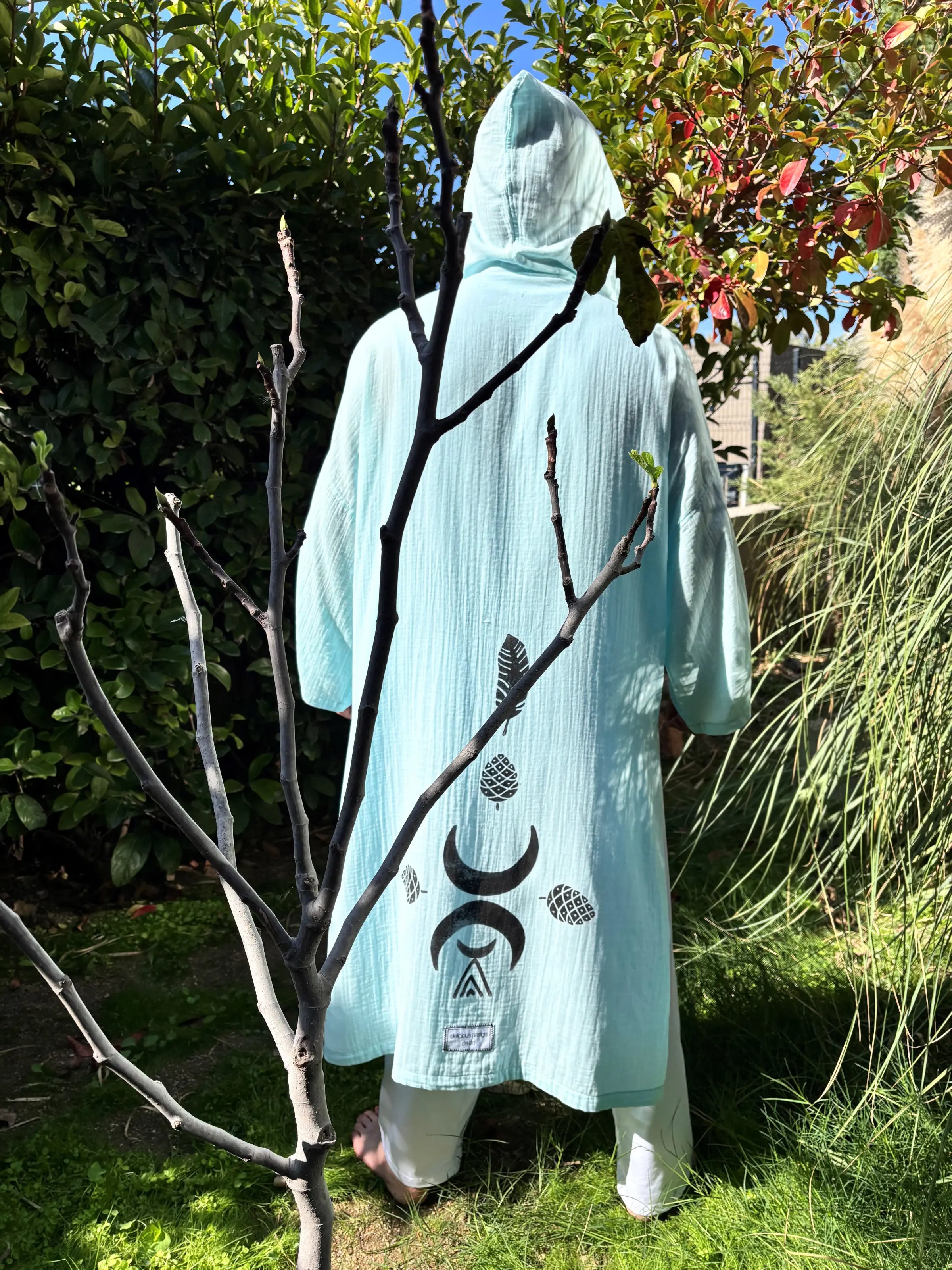 Super Light Uzun Kimono .2. Bulut Mavisi