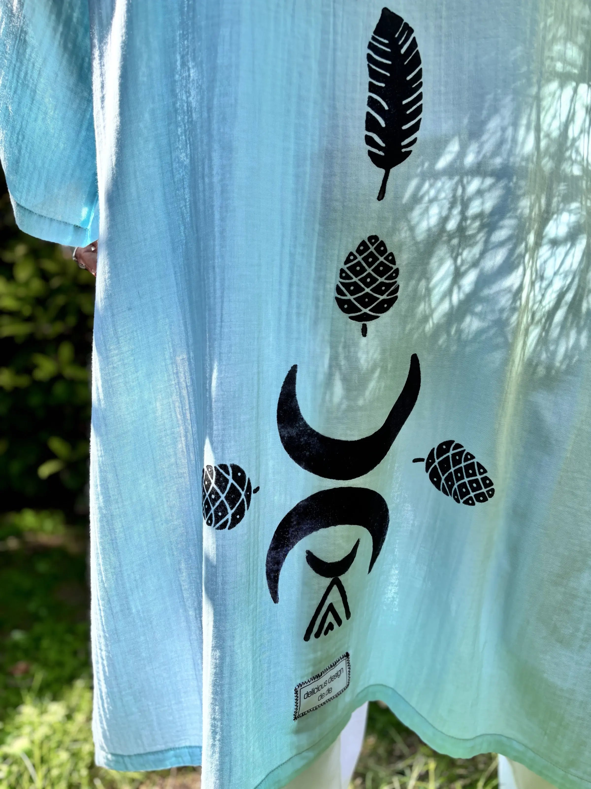 Super Light Uzun Kimono .2. Bulut Mavisi