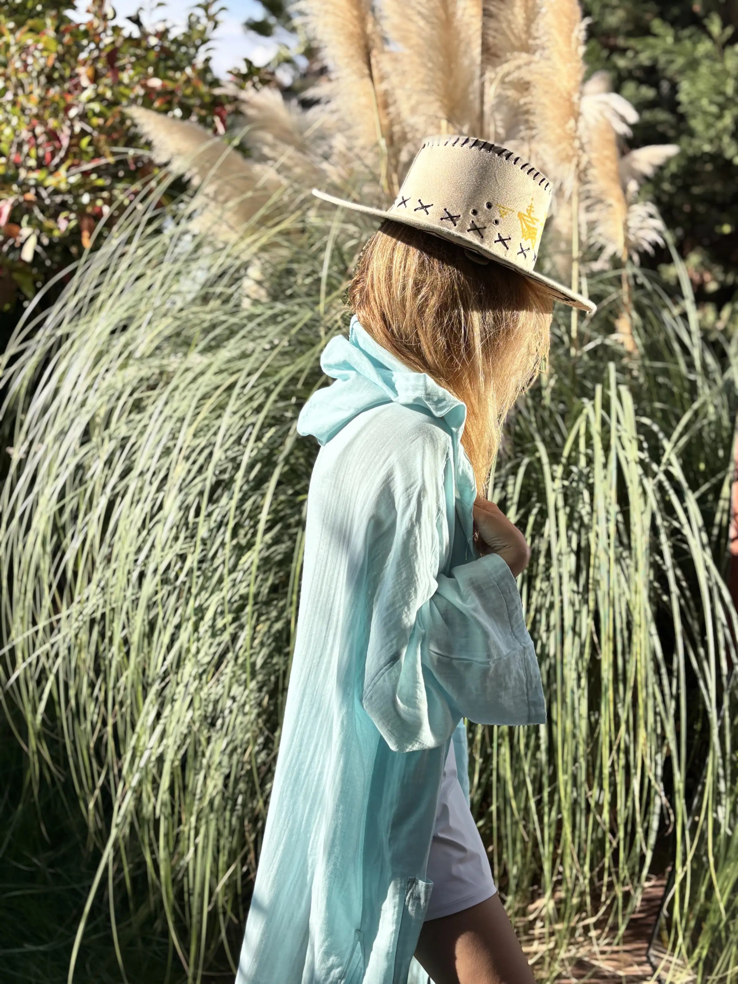 Super Light Uzun Kimono .2. Bulut Mavisi