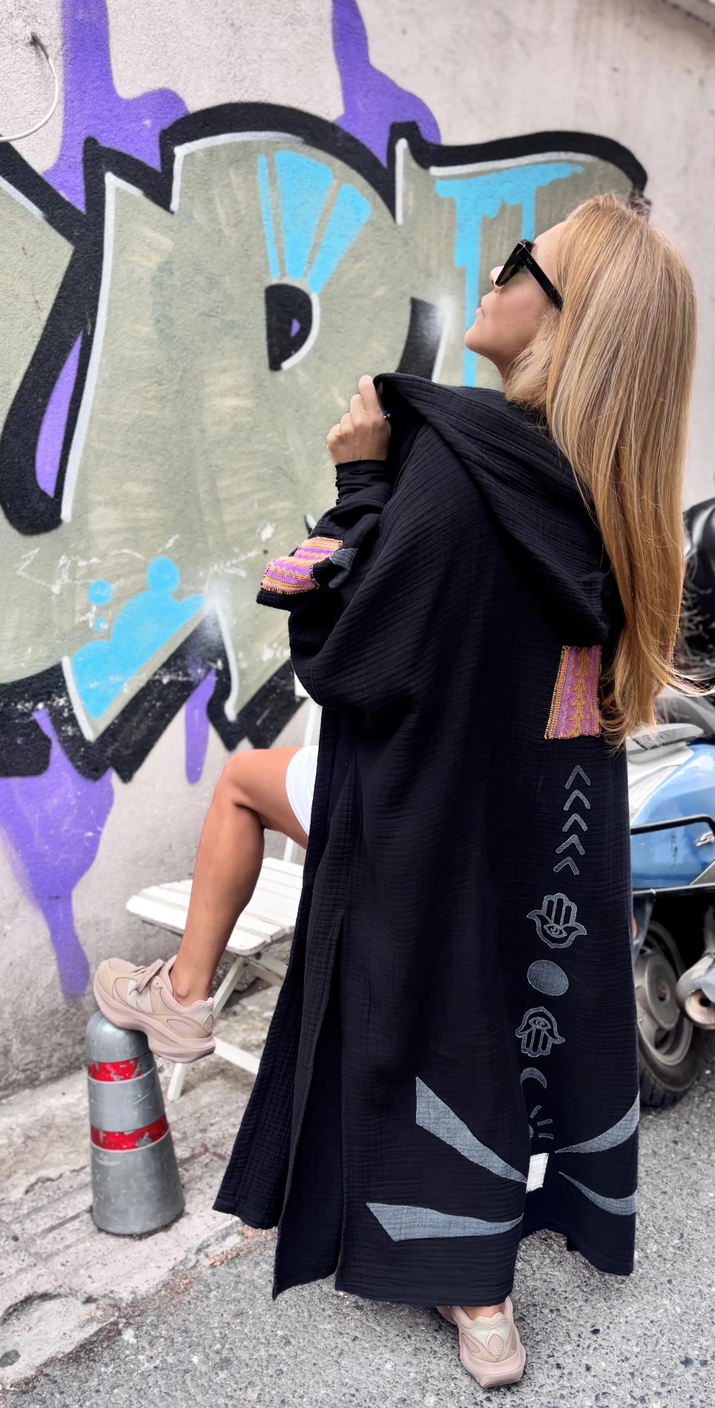 Uzun Kimono .17. Siyah