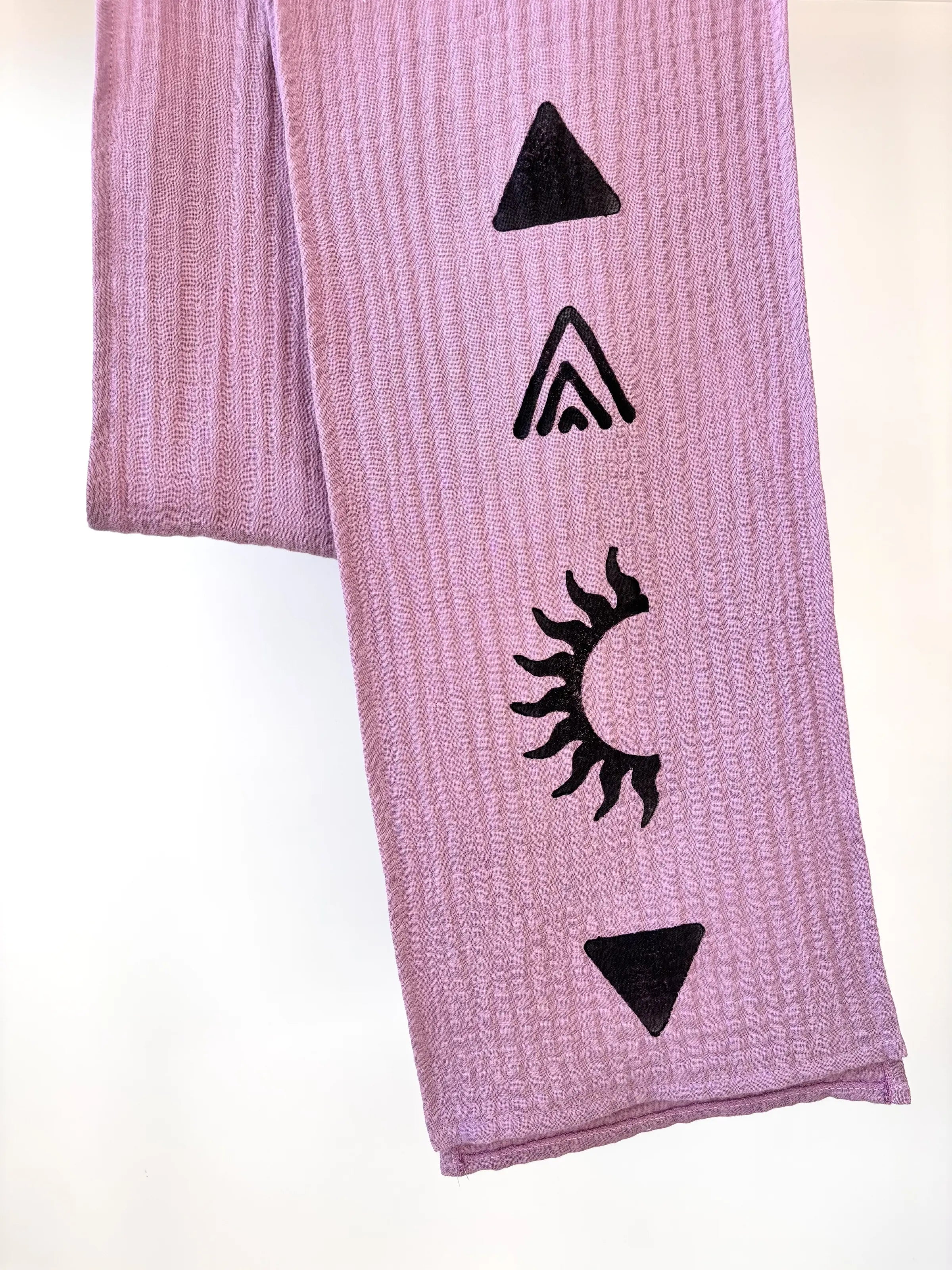 Gül Kurusu Müslin Atkı