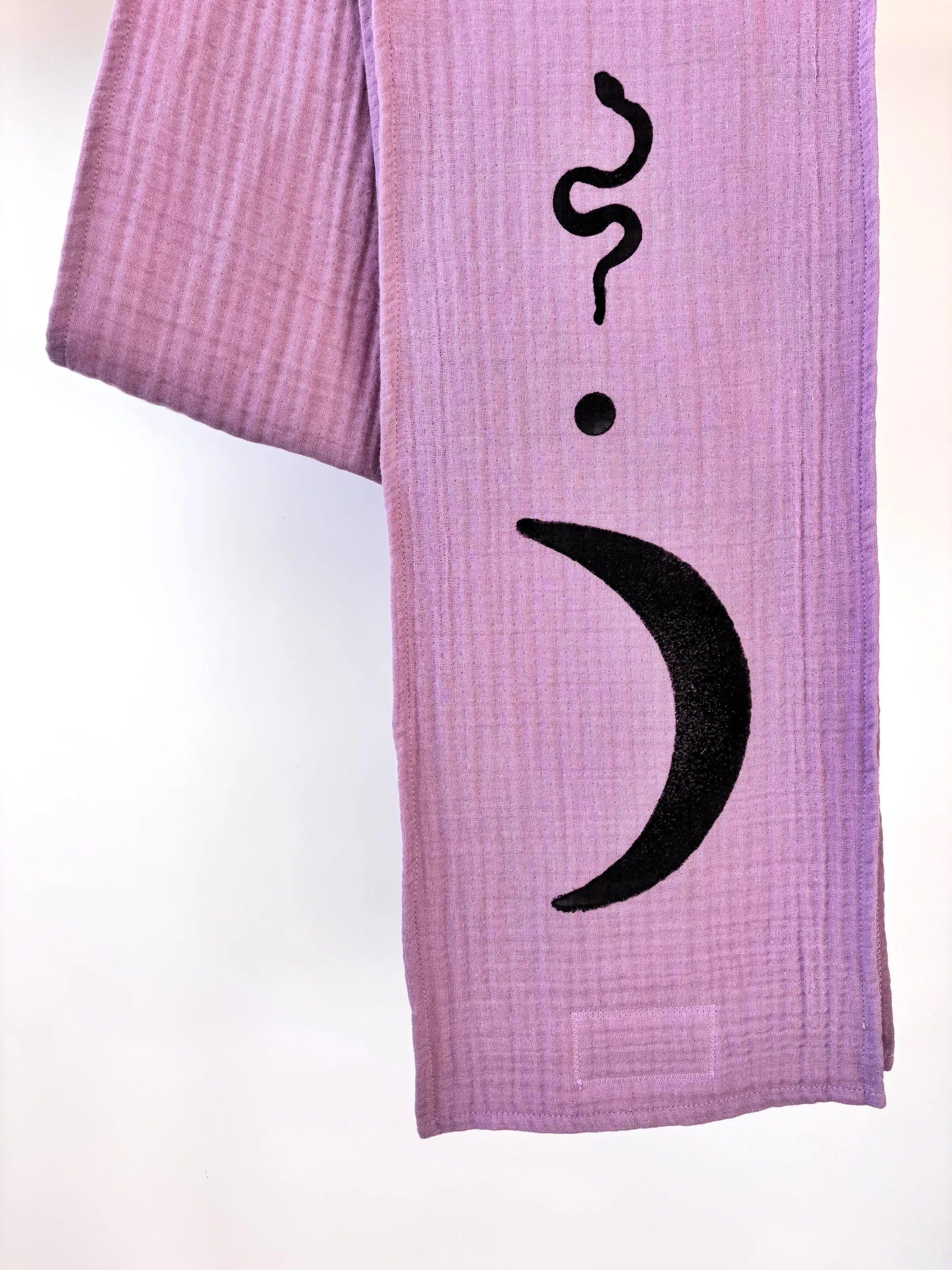 Gül Kurusu Müslin Atkı